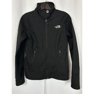 The North Face Apex Bionic Black Softshell Jacket Full Zip Women's Small